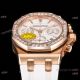 Super Clone Audemars Piguet Royal Oak Offshore Lady watch Rose Gold Diamond White Dial (4)_th.jpg